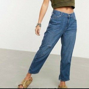 Free People Women's Chloe Baby Barrel Straight Legs Jeans